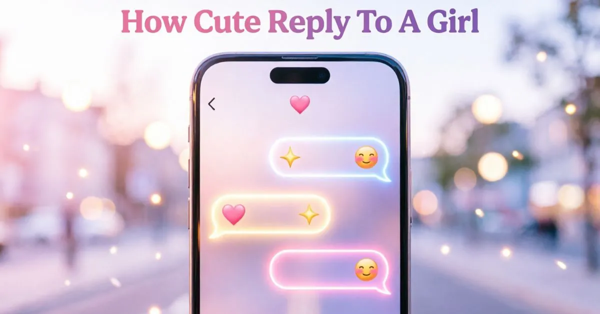 How Cute Reply To A Girl