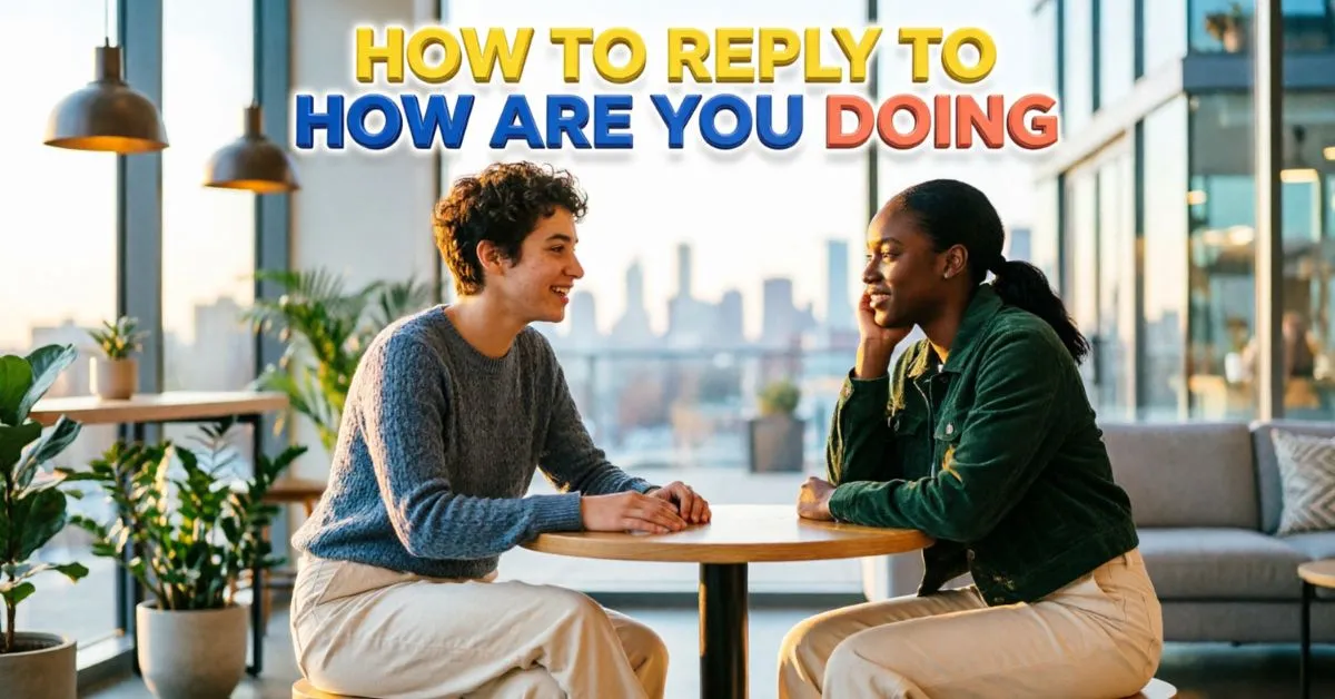 How To Reply To How Are You Doing
