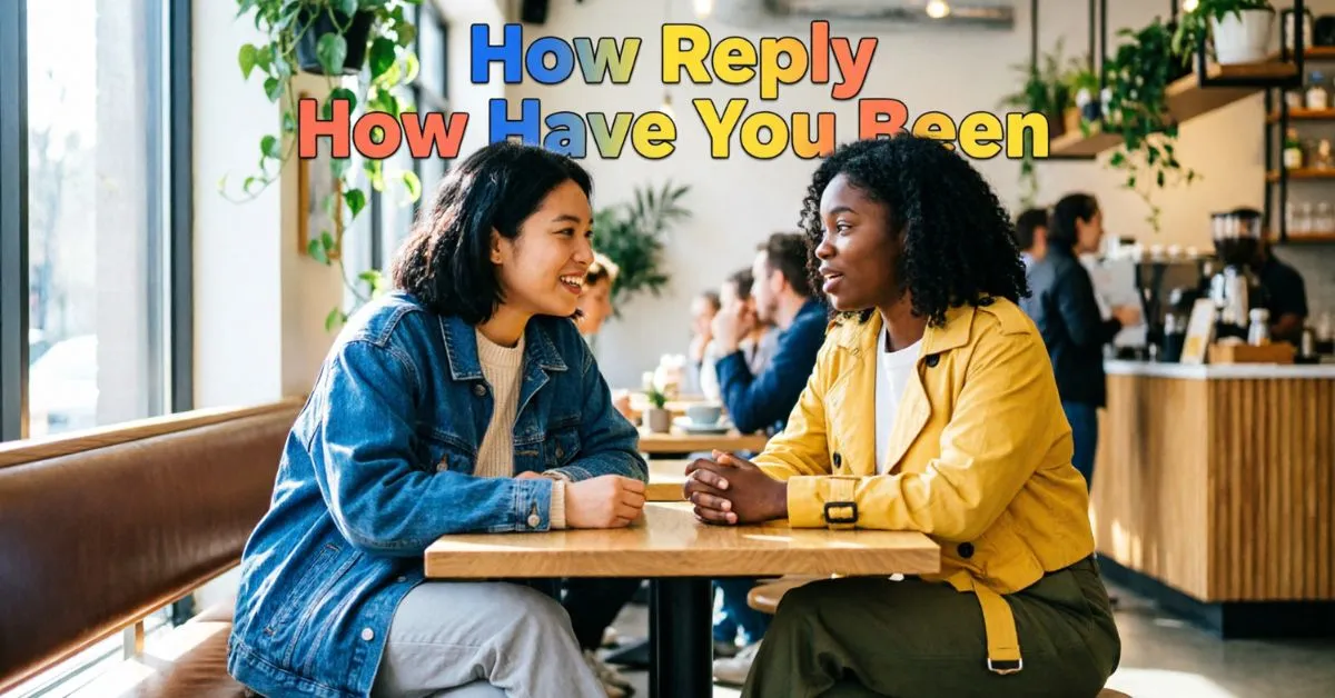 How Reply How Have You Been
