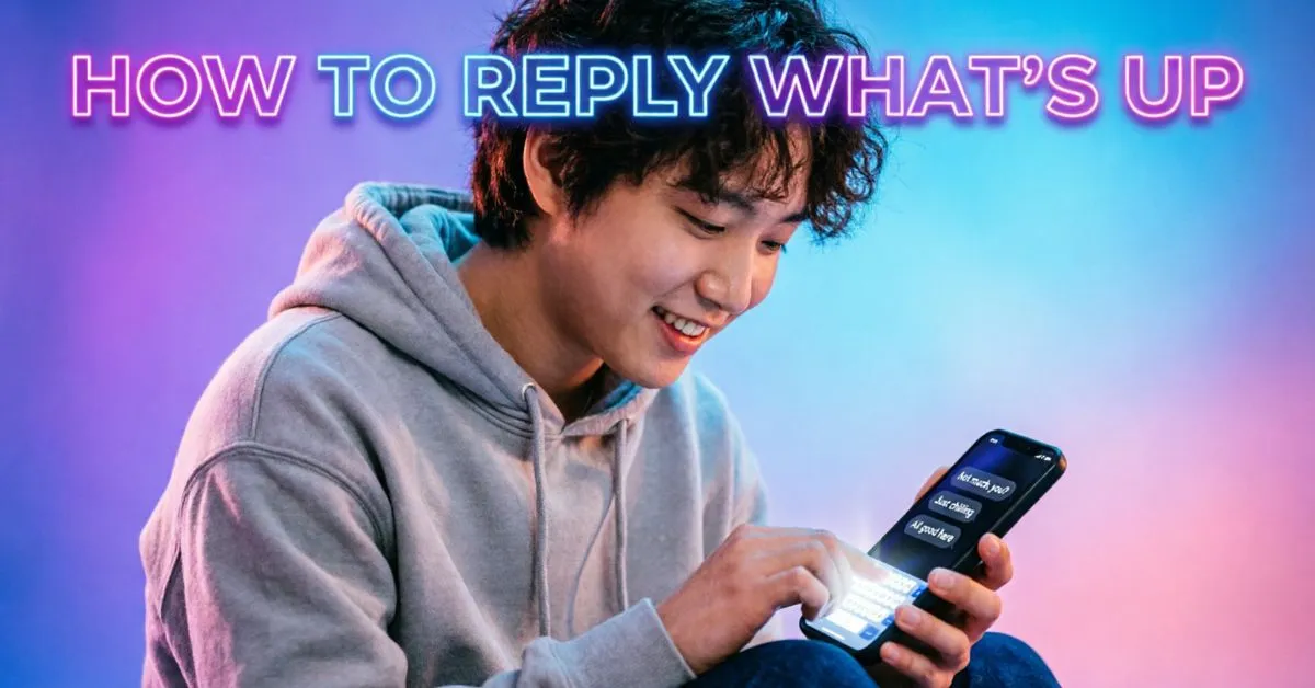 How To Reply What’s Up