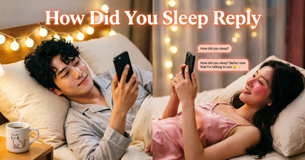 How Did You Sleep Reply