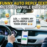 Funny Auto Reply Text Message While Driving