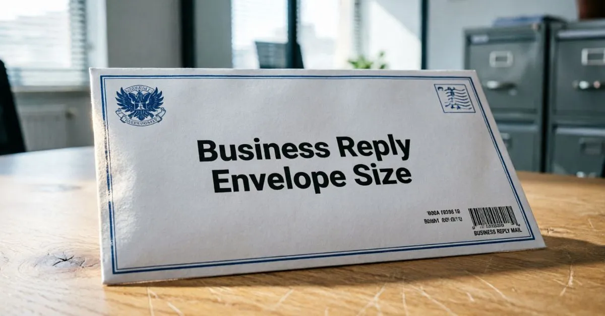 Business Reply Envelope Size