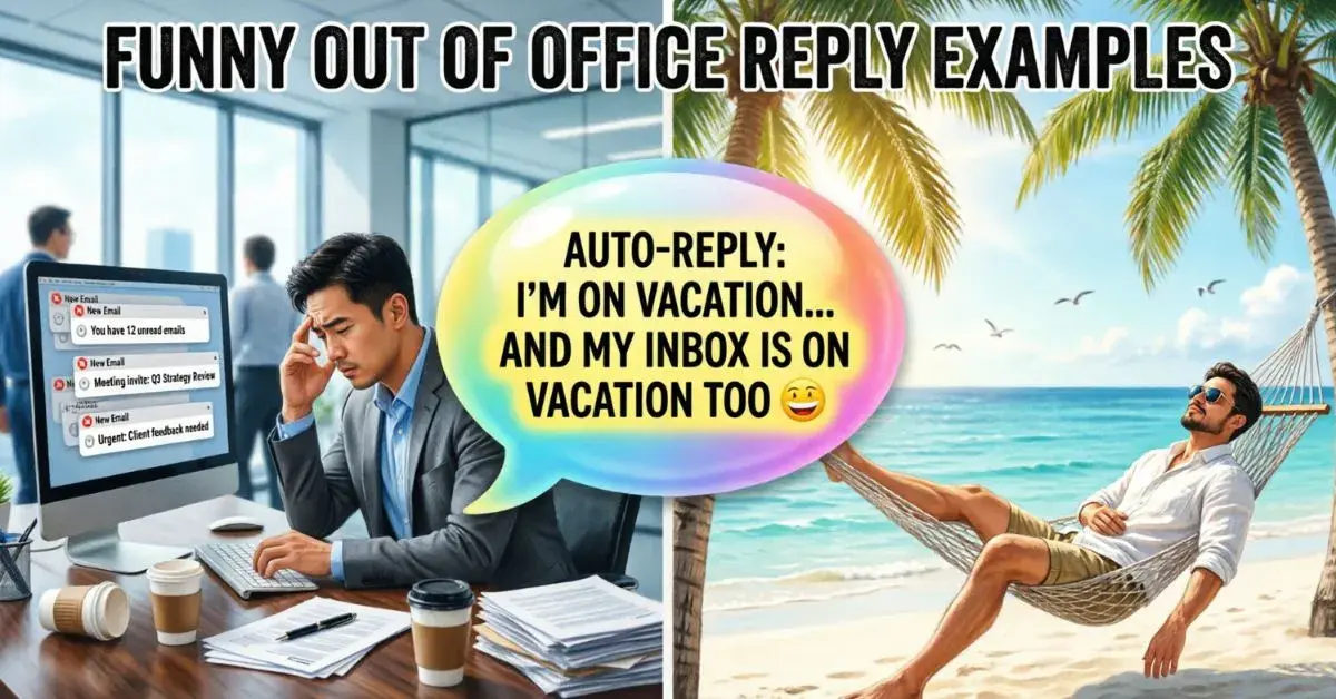 Funny Out of Office Reply Examples