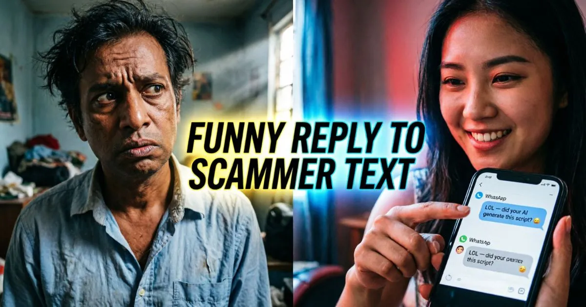 Funny Reply To Scammer Text