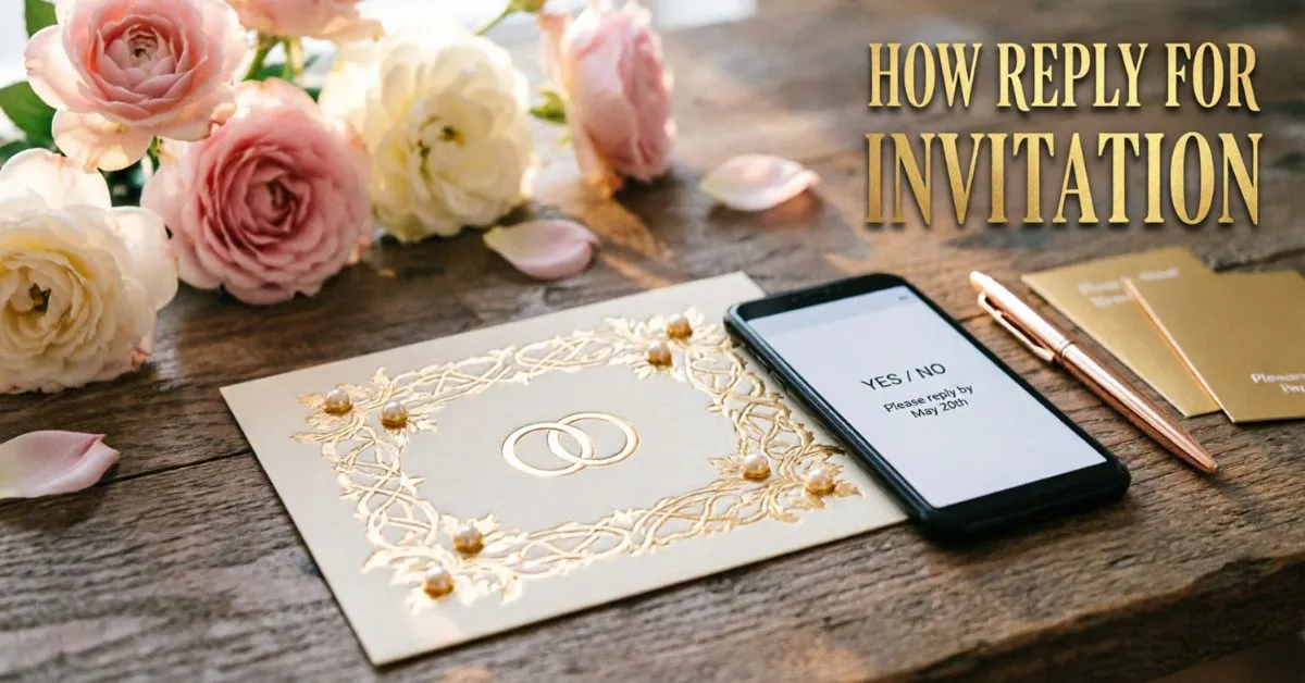 How Reply For Invitation