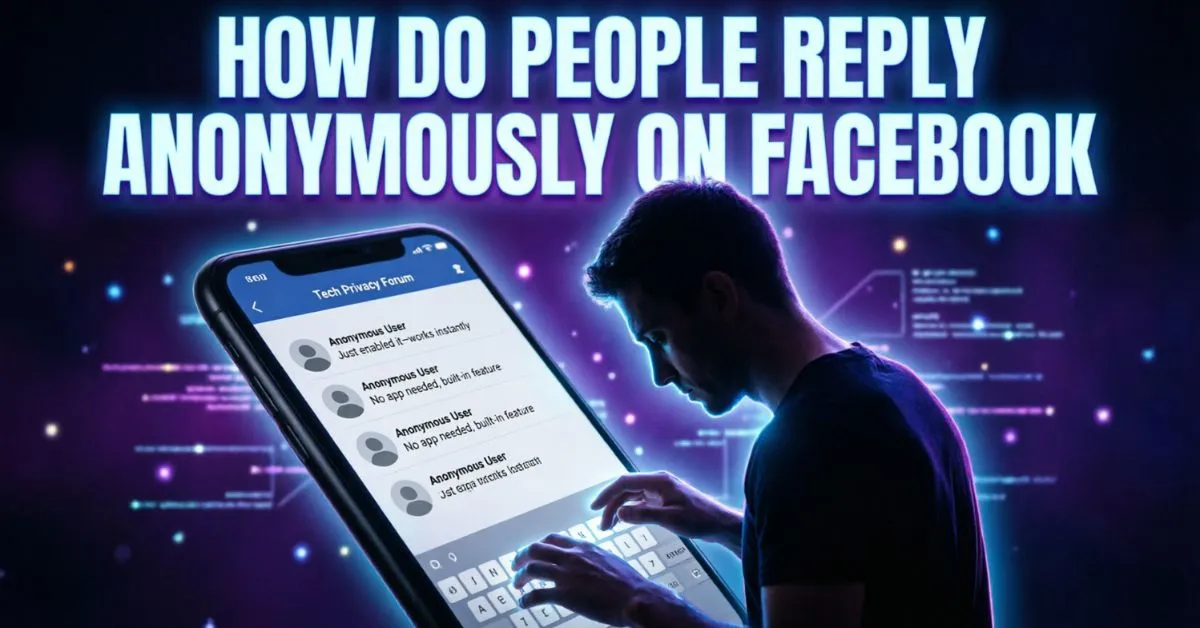 How Do People Reply Anonymously On Facebook
