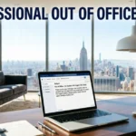 Professional Out of Office Reply