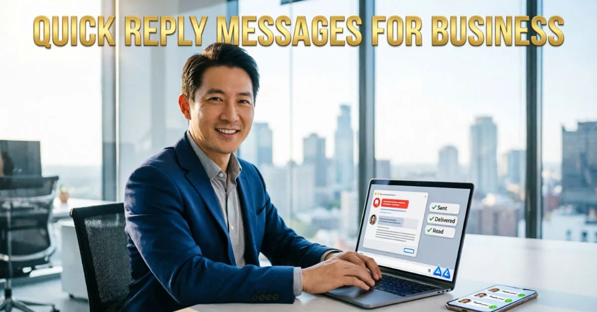 Quick Reply Messages For Business