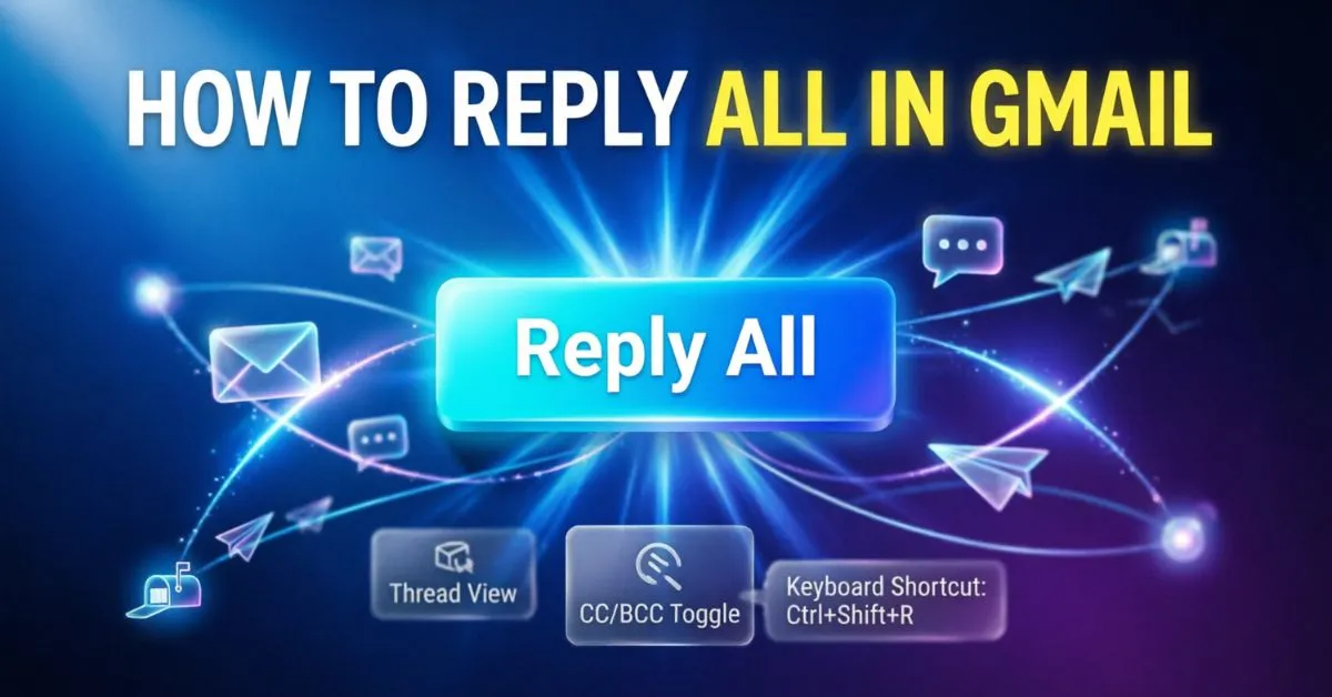 How To Reply All In Gmail