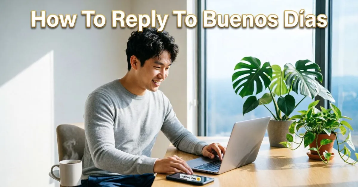 How To Reply To Buenos Días