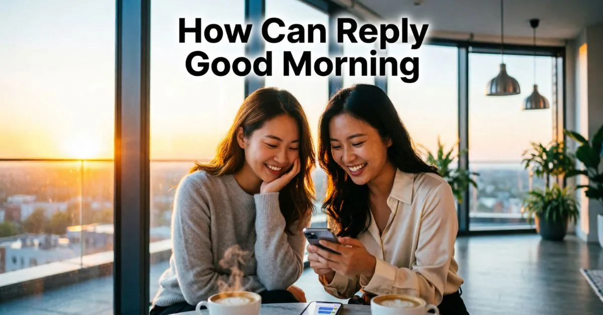 How Can Reply Good Morning