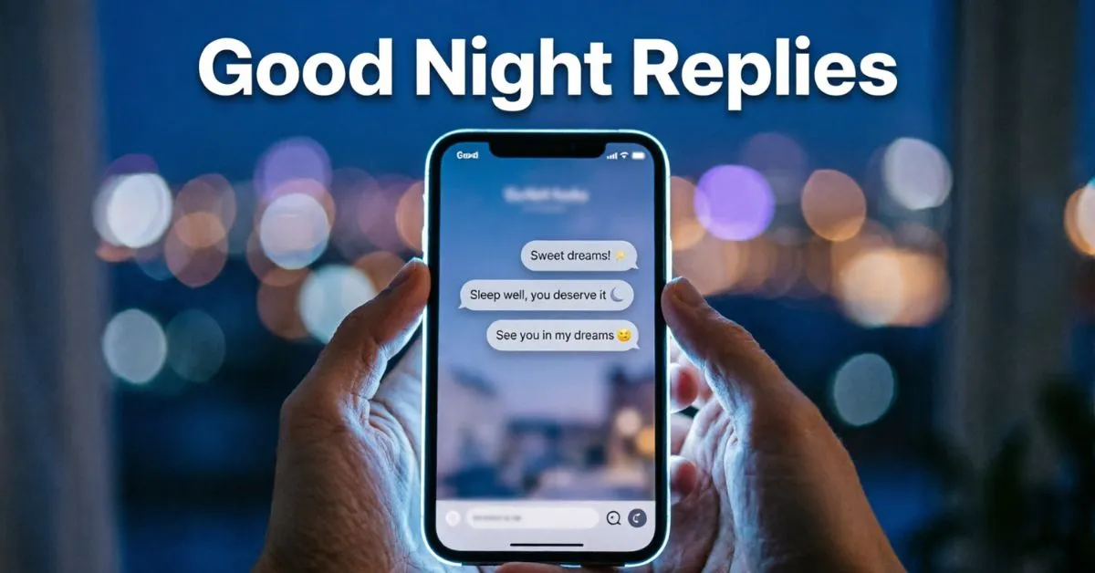 How To Reply Good Night Text