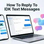 How To Reply To IDK Text Messages