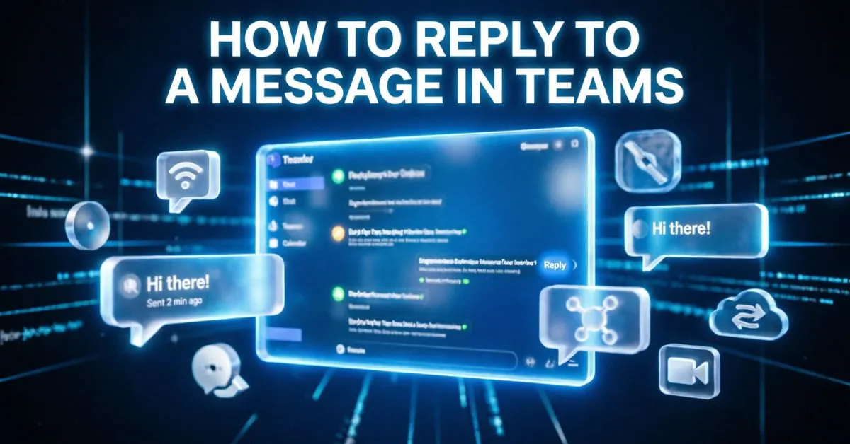 How To Reply To A Message In Teams
