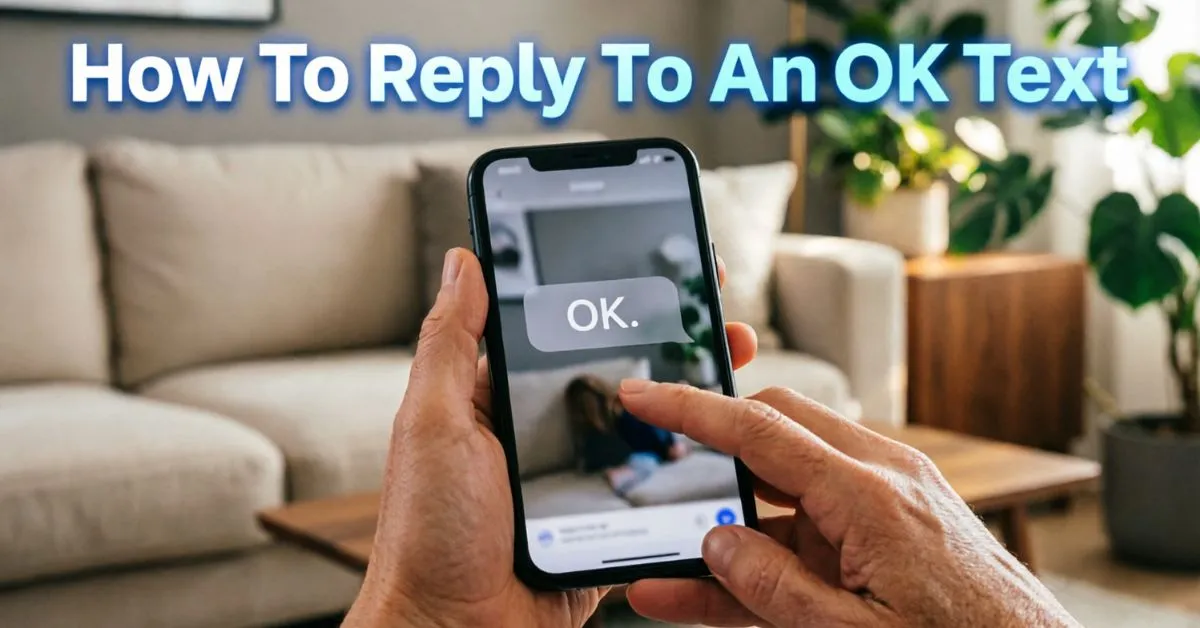 How To Reply To An OK Text