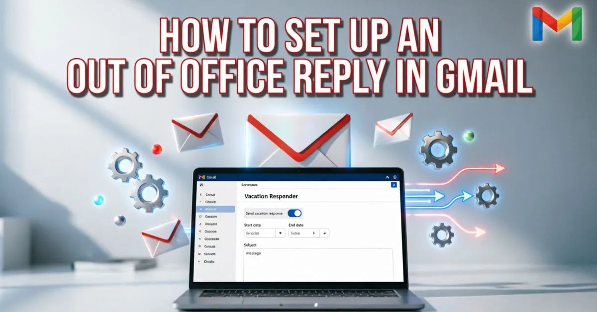 How To Set Up An Out Of Office Reply In Gmail