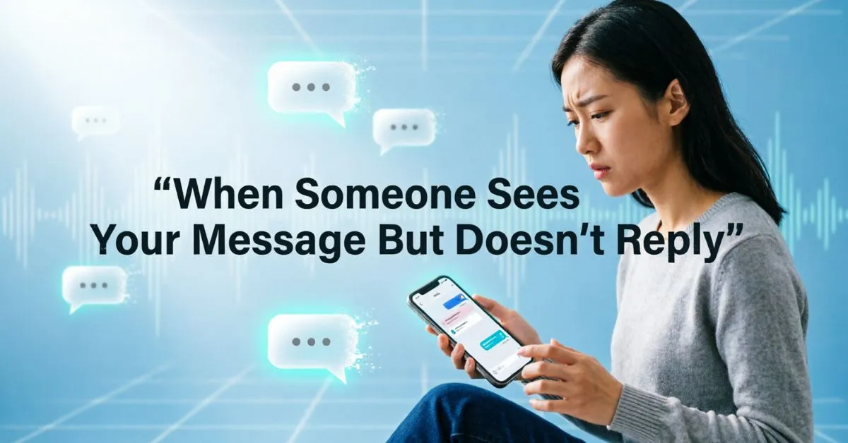 When Someone Sees Your Message But Doesn't Reply