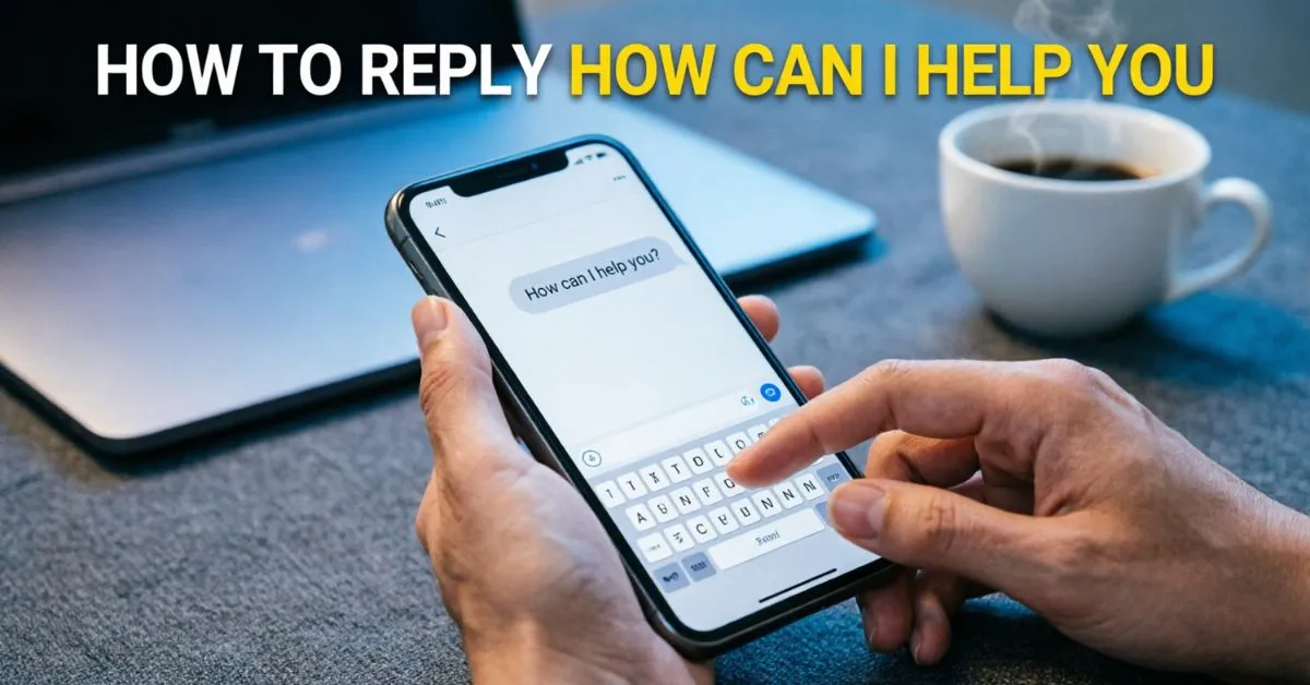 How To Reply How Can I Help You