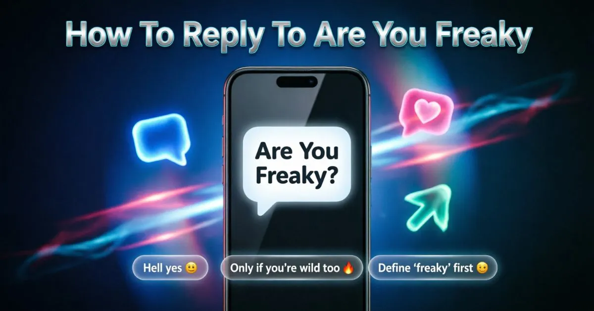 How To Reply To Are You Freaky