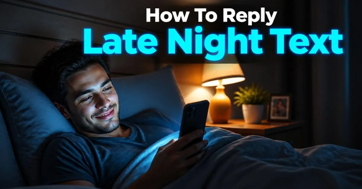 How To Reply Late Night Text