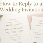 How To Reply To A Wedding Invitation