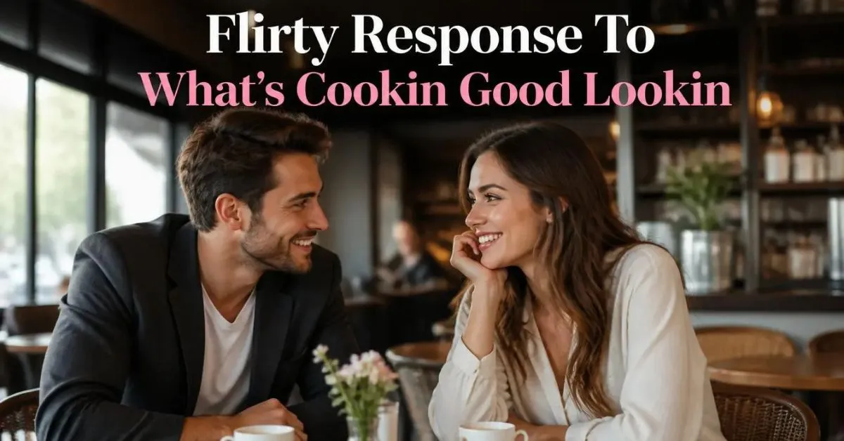 Flirty Response To What's Cookin Good Lookin