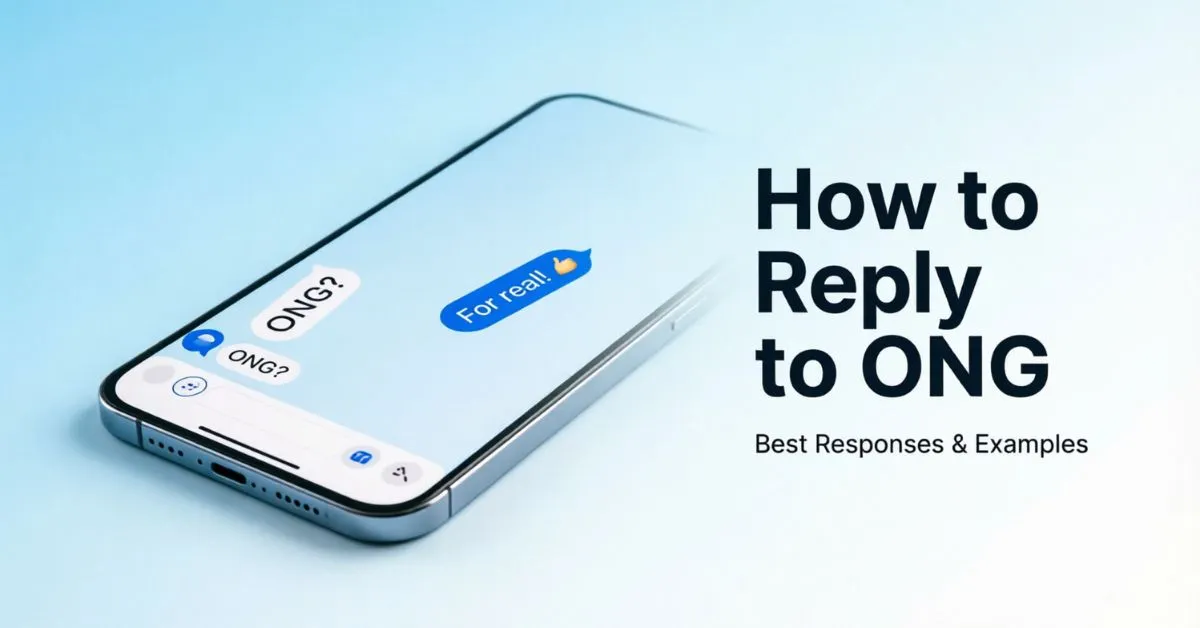 How To Reply To Ong