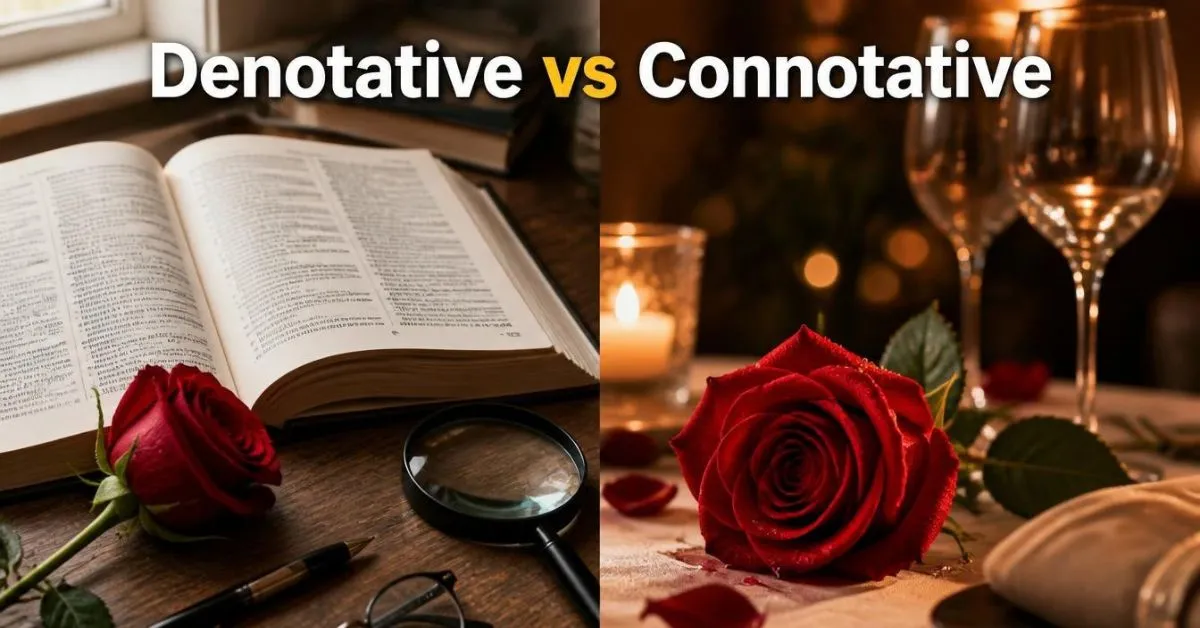 Denotative vs Connotative