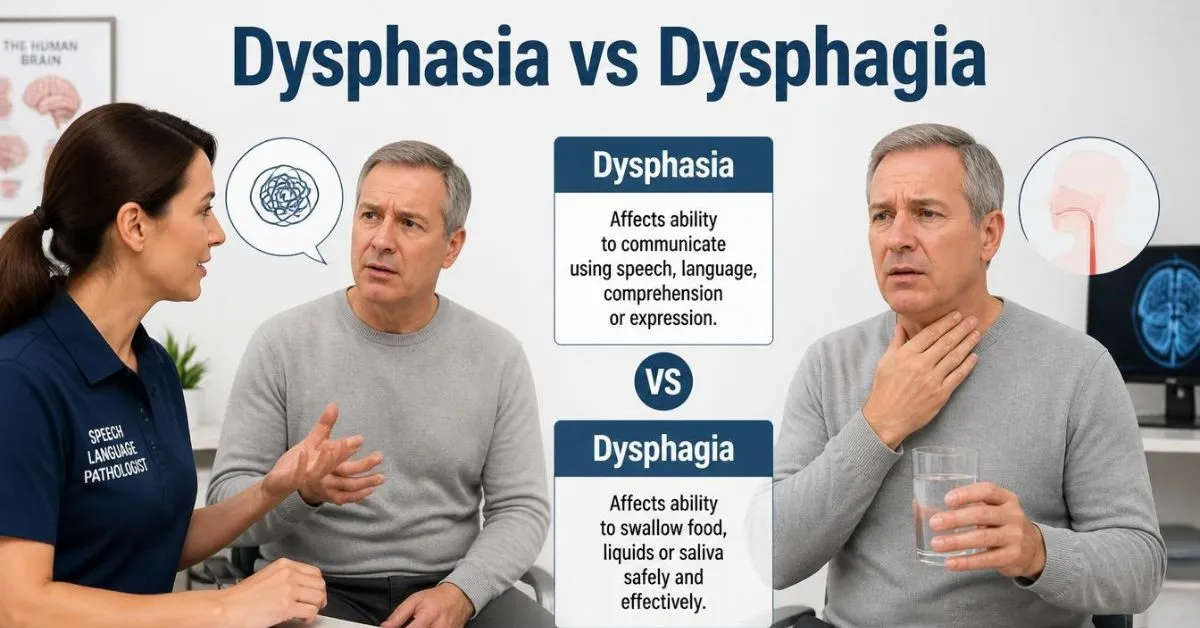 Dysphasia vs Dysphagia