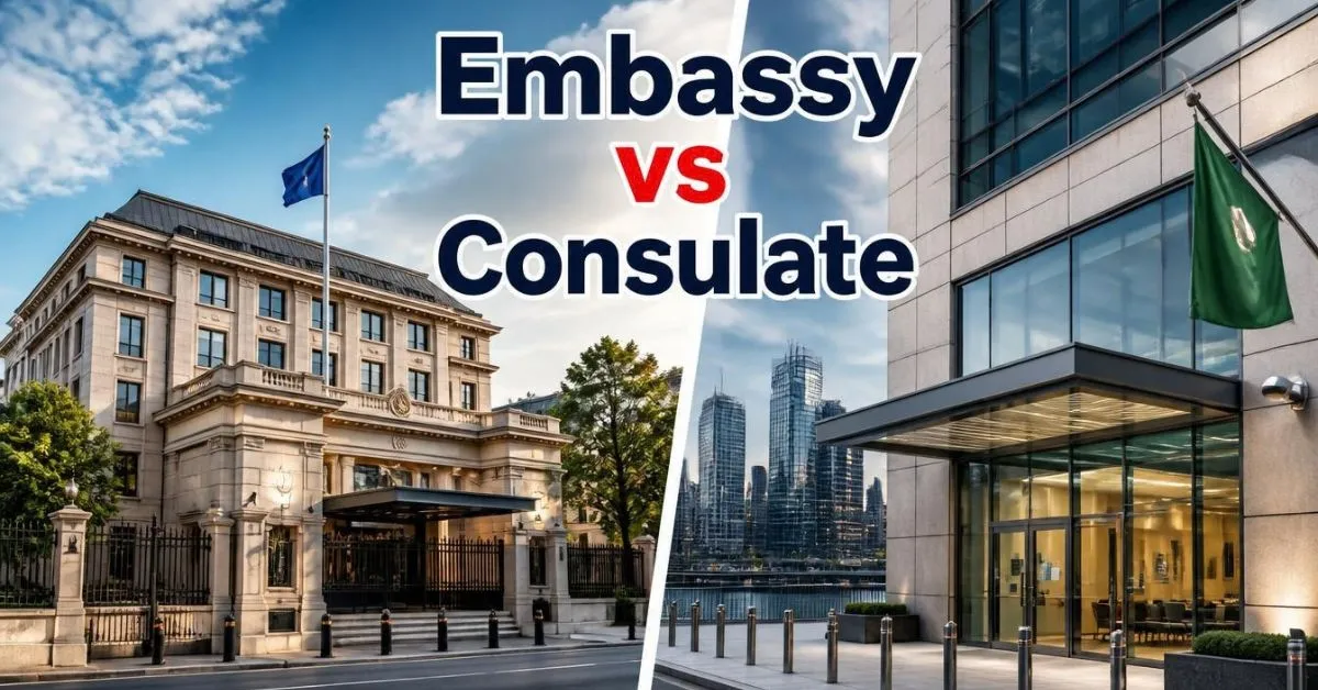 Embassy vs Consulate