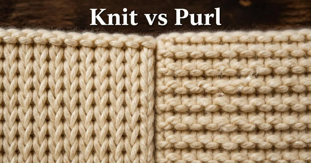 Knit vs Purl