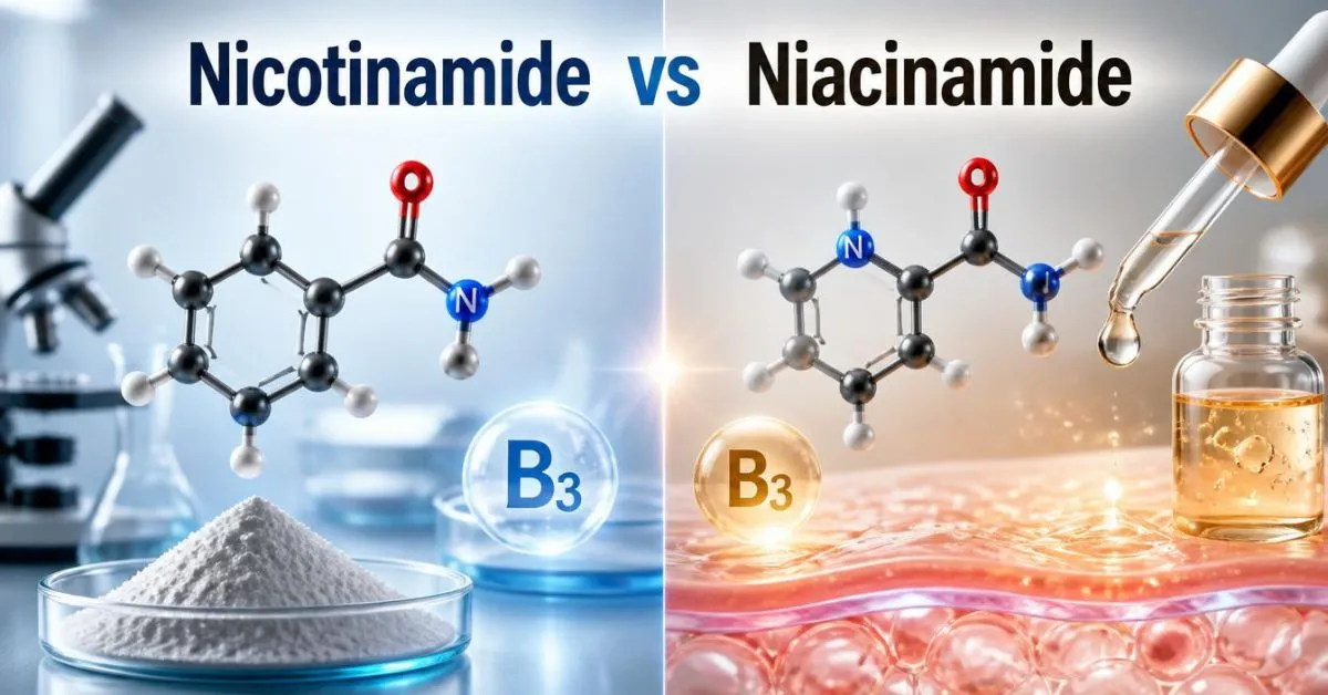 Nicotinamide vs Niacinamide