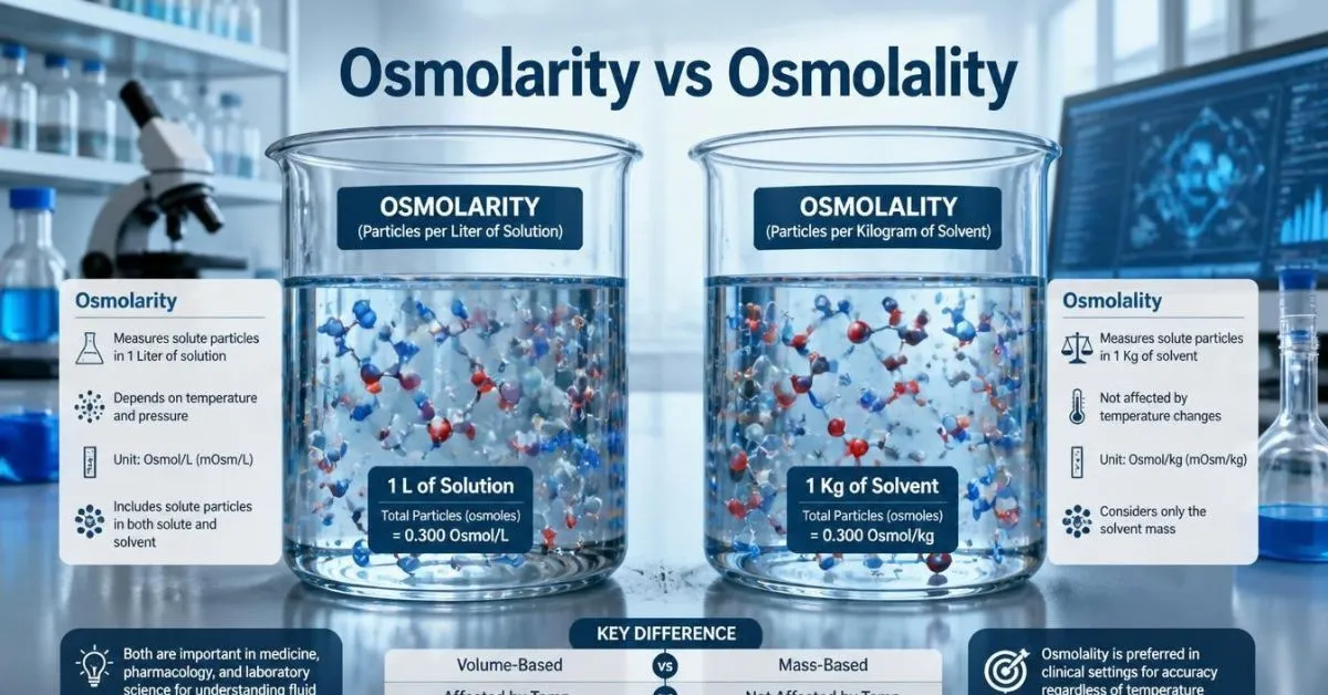 Osmolarity vs Osmolality