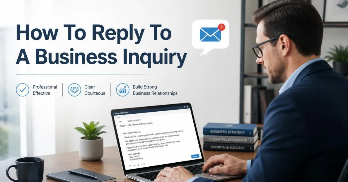How To Reply To A Business Inquiry