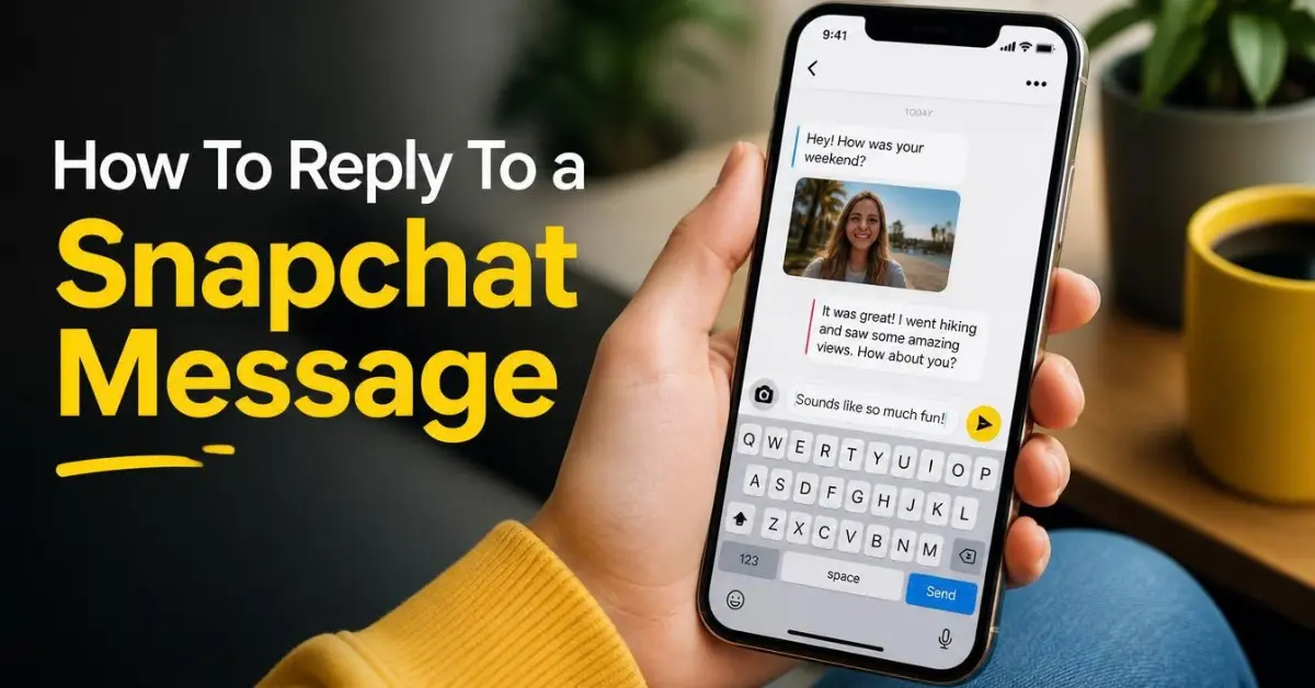 How To Reply To A Snapchat Message