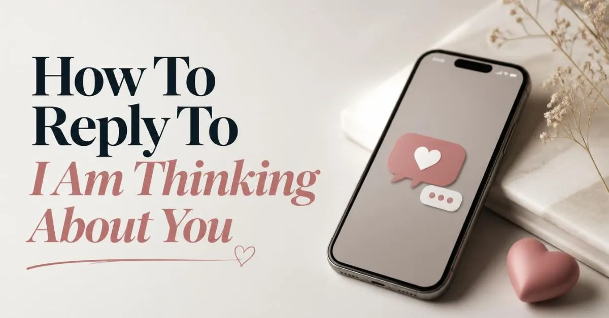 How To Reply To I Am Thinking About You