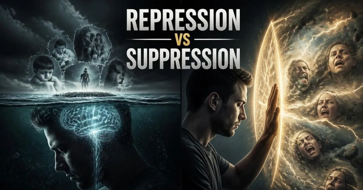 Repression vs Suppression