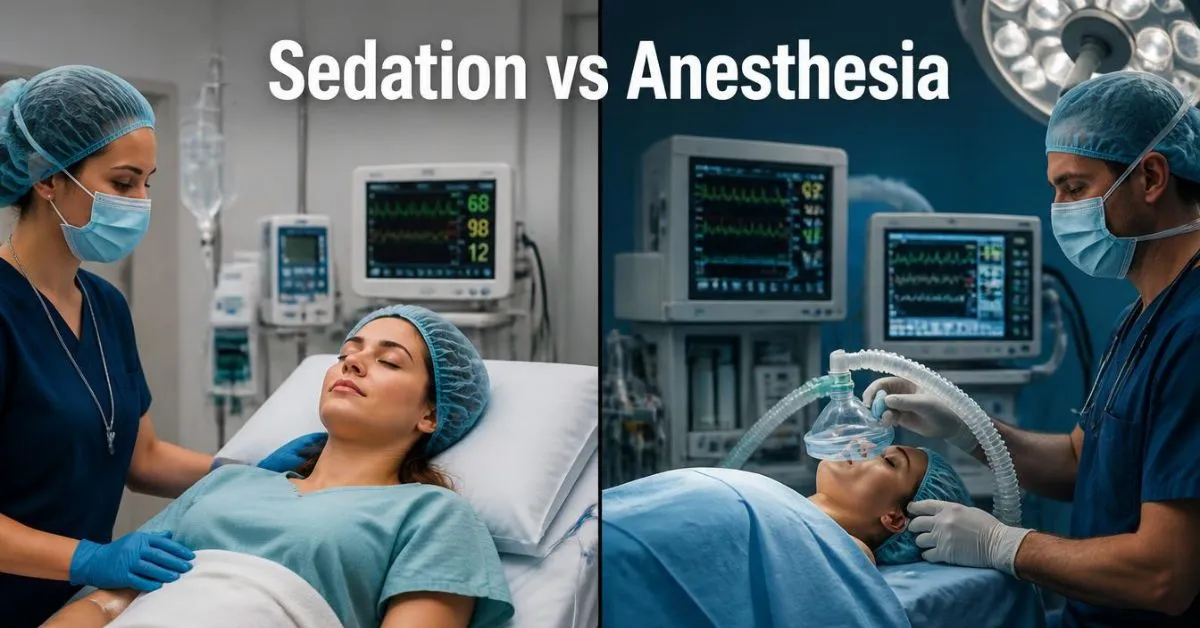 Sedation vs Anesthesia